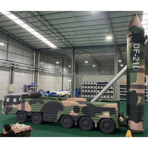 Modèle de char d'assaut géant gonflable personnalisé pour l'entraînement et l'affichage, véhicule missile gonflable avec souffleur - Product Image 6