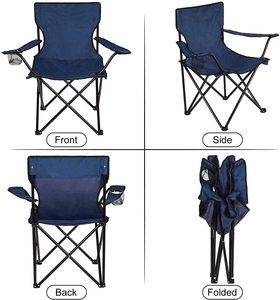 Silla Plegable Portátil para Camping con Portavasos y Bolsa de Almacenamiento para Senderismo y Viajes, Venta al Por Mayor - Product Image 6