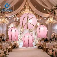 Anpu Luxe IP65 LED Ballons à air chaud et motifs floraux suspendus pour la décoration de mariages et de fêtes