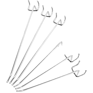 ตะขอแขวนสินค้าสำหรับชั้นวางสินค้าในซูเปอร์มาร์เก็ต ตะขอแขวนพลาสติกแบบเพ็กบอร์ดยอดนิยม - Product Image 1