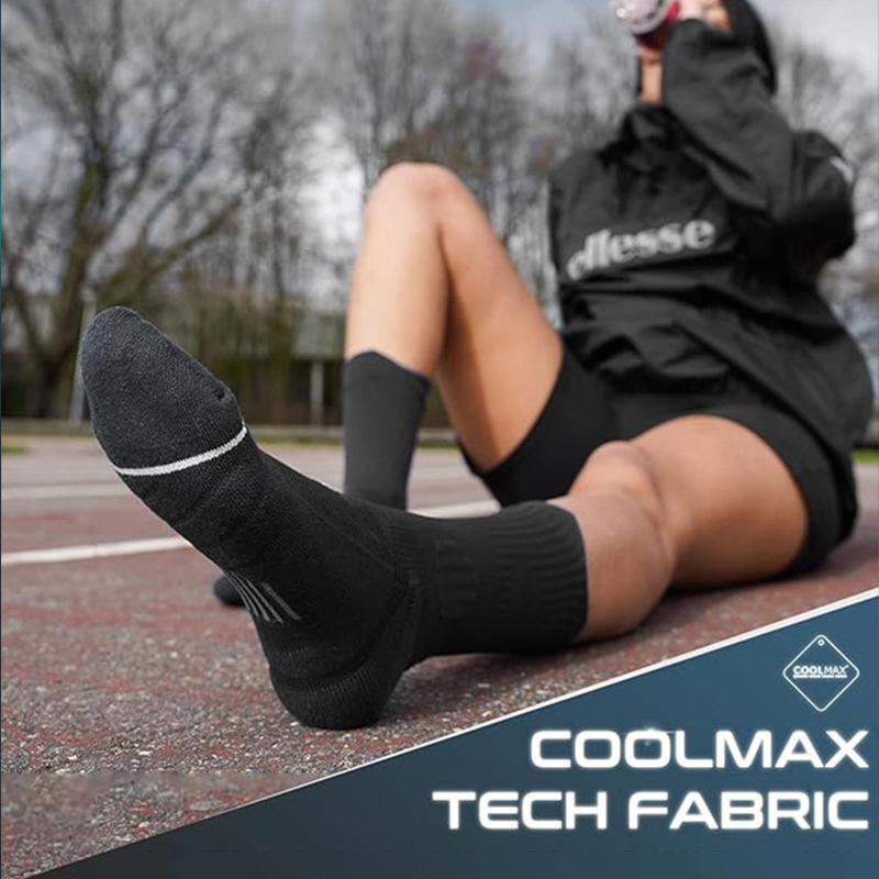 Wholesale Custom Thick Terry Heavy Duty Work Socks Men Cushion Compression Sports Moisture Wicking Running Hiking Socks