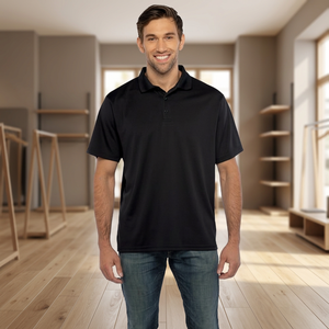 Camisas Clásicas de Alta Calidad para Hombre, 100% Poliéster, Manga Corta, Cuello con Logo Personalizado, Impresión Digital, Transpirables, para Verano - Product Image 3