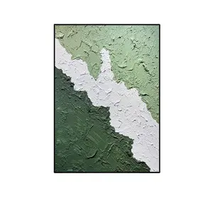 Hand-painted thick texture three-dimensional oil painting canvas floor paintings abstract wall art decor