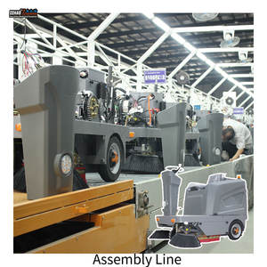 Industrieel Werk 4 Uur Veegbreedte 1250Mm Wegreiniging Elektrische Straatwiellader Veegmachine - Product Image 3