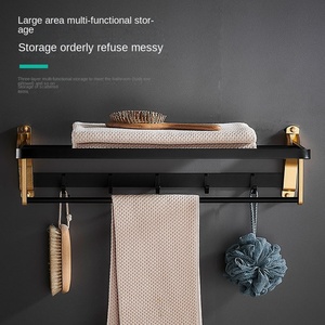 Nhà Máy Trực Tiếp Hợp Kim Nhôm Phòng Tắm Khăn Giá Sáu Bộ Với Mặt Dây Chuyền Điện Thoại Di Động Và Mô Chủ - Product Image 3