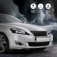 Phares LED pour Lexus IS250 IS350 ISF IS 220d 2006-2012, ISF 2008-2014 avec animation de démarrage DRL bleue et clignotants séquentiels