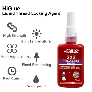 <span class=keywords><strong>Precio</strong></span> <span class=keywords><strong>de</strong></span> fábrica Adhesivo anaeróbico Threadlocker Tornillo Pegamento 222 Sellador <span class=keywords><strong>de</strong></span> roscas <span class=keywords><strong>de</strong></span> color púrpura para embalaje Pernos <span class=keywords><strong>de</strong></span> bloqueo Tuercas - Product Image 3