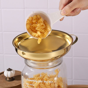 Entonnoir à large ouverture en acier inoxydable Buytuy pour la cuisine, pour le transfert de confiture, de vinaigrette, avec poignée, compatible lave-vaisselle - Product Image 2