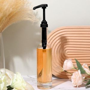 Botellas dispensadoras de jarabe de café de vidrio para <span class=keywords><strong>Bar</strong></span> Dispensador de bomba de café de 350ml Botella de jarabe de vidrio con bombas - Product Image 5