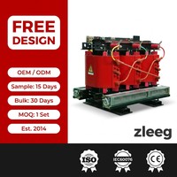Prix d'usine Transformateur sec 200 kVA 3 phases SCB13 Haute efficacité ISO CE pour transformateur de distribution 50/60 Hz