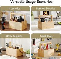 Boîtes de rangement pour garde-manger en bambou naturel, compartiments pour armoire de cuisine, boîte de rangement pour pots à épices, sachets de collations