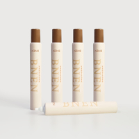 Tube personnalisé de 10 à 40ml en plastique PE PP doux au toucher Conteneur à 5 couches avec buse longue Fond de teint crème solaire Fond de teint cosmétique vide