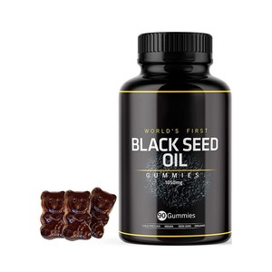Gummies d'huile de nigelle à succès (1050 mg) – Soulage l'indigestion et les brûlures d'estomac, favorise la perte de poids chez l'adulte - Product Image 1