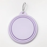 Vente en gros de bols pliables pour chiens en silicone TPE, portables, pliables, pour l'extérieur, pour les voyages