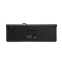 Lenovo M120K Teclado ultrafino con cable con 104 teclas e interfaz USB 2,0 Teclado estándar para computadora de escritorio todo en uno para computadora portátil