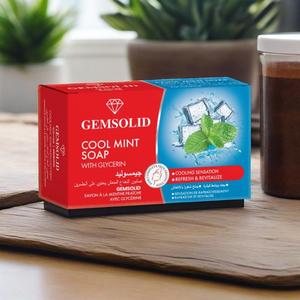 Gemtolid прохладное Мятное мыло с глицерином высокой увлажняющей формулой - Product Image 2