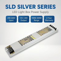 Transformateur d'éclairage LED ultra-mince 300W 24V 12.5A, alimentation à découpage simple