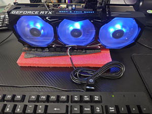 Tarjeta gráfica para juegos RTX 3080 de 10GB con triple ventilador, GDDR6X de 320 bits, GPU, tarjeta de video, PCIe 4.0, con salidas DVI y DisplayPort. - Product Image 5