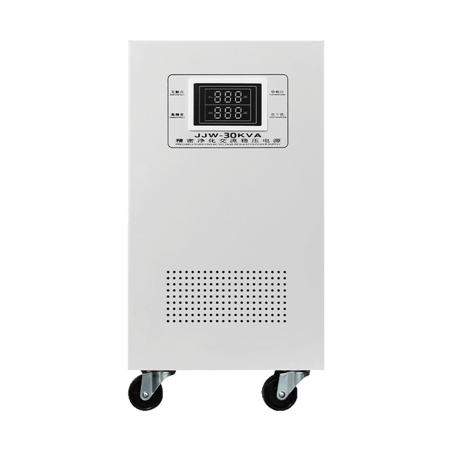 Automatic Home Voltage Stabilizer 20KV Sound Power AC Regulator with Circuit Breaker Frequency 50Hz