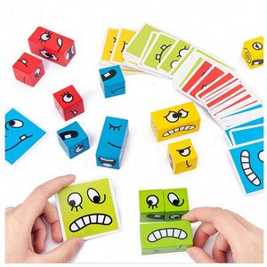 Bloques de Construcción Educativos Montessori de Plástico 3D con Caras Sonrientes de Seis Lados, Juguete para Niños - Product Image 3