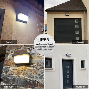Lámpara de Pared LED Cuadrada Moderna Sytmhoe, IP65, 3 <span class=keywords><strong>Colores</strong></span>, 12W, Cobre y Policarbonato, <span class=keywords><strong>para</strong></span> Uso en <span class=keywords><strong>Exteriores</strong></span> - Product Image 6
