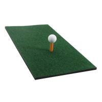 Tapis de frappe de golf à vente directe du fabricant, tapis de simulation de golf en herbe sablée