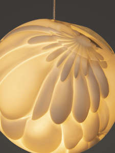 Lustre en verre fait à la main Design moderne et créatif de plumes pour <span class=keywords><strong>Restaurant</strong></span> Villa Duplex Escalier suspendu au milieu - Product Image 2