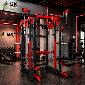 Stazione multifunzione commerciale SK: Macchina a cavi, Smith Machine, Power Rack, Attrezzatura da <span class=keywords><strong>palestra</strong></span> per allenamento della forza, Pro Gym - Product Image 1