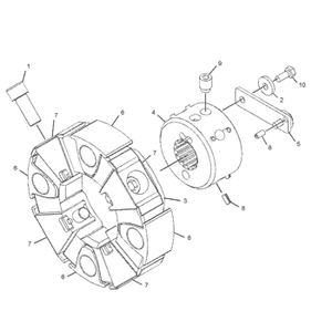 324-4231 239-6479 3244231 2396479 Élément d'accouplement de pompe hydraulique HongWang pour excavatrice sur chenilles 330D avec garantie d'un an - Product Image 2