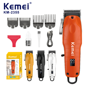 Kemei Km-2355 Tagliacapelli Elettrico Portatile Senza Fili con Display LCD, 2000mAh, USB, 4 Colori Disponibili - Product Image 1