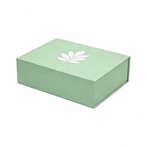 Customized High End Recyclable Magnetic Flip <b>Box</b> Glossy/Matt Lamination <b>White</b> Cardboard Personalized Clothing Packaging Gift <b>Box</b> - Product Image 1