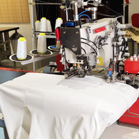 Machine à coudre automatique VMA à prix avantageux pour ourlets de t-shirts avec réglage de la taille pour la fabrication de vêtements