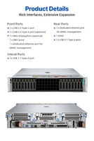 Nouveau serveur rack Dell PowerEdge R770 2U, processeur Intel Xeon 6, mémoire et stockage extensibles, serveur de niveau entreprise pour le traitement des données