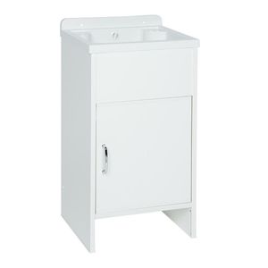 Negrari 8802202 42x34xh82 White Rocco Mini Pvc Mobile Laundry Appliance <b>Space</b>-<b>saving</b> Wash 8802202 Mini <b>Space</b>-<b>saving</b> Wash Pvc - Product Image 1