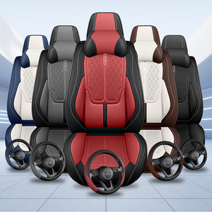 Housse de siège de voiture de luxe de haute qualité Sharp Drive, ensemble complet en cuir, protection toutes saisons, décoration intérieure de voiture - Product Image 3