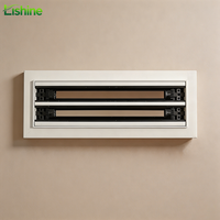 Grille de ventilation ABS pour climatiseur, couvercle de grille de sortie d'air pour la maison et le commerce, décoration CVC, installation facile, utilisation durable