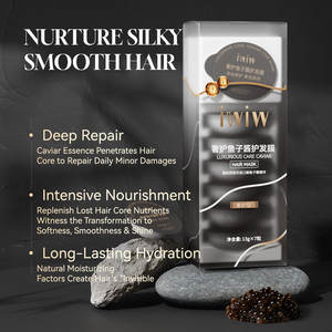 Masque capillaire réparateur intensif <span class=keywords><strong>en</strong></span> marque propre, contient des soins luxueux, masque capillaire au caviar, masque capillaire - Product Image 3