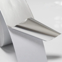 Ruban adhésif isolant en aluminium acrylique haute température, étanche, ignifuge, pour réparation de conduits de séchage, masquant, sensible à la pression, 20 mm x
