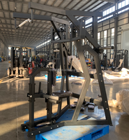 Máquina Comercial Iso Lateral para Polea Superior y Remo Inferior, Ajustable a Múltiples Ángulos, para Entrenamiento de Fuerza en Gimnasio, de Acero de Alta Resistencia, Directo de Fábrica