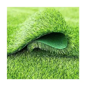 Açık havada sahte çim sentetik çim doğal yeşil renk 8-50mm çimenlik çimi manzara