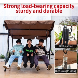 Atacado Barato Impermeável Poliéster Canopy <span class=keywords><strong>Swing</strong></span> Popular Jardim Pátio <span class=keywords><strong>Swing</strong></span> Cadeira Pendurada Com Suporte para 2/3 Pessoa - Product Image 4