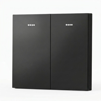Interrupteur tactile intelligent Wi-Fi/Zigbee léger, contrôle à distance par application et vocal, pour hôtel, minuterie et système de maison connectée