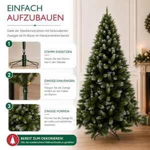 Árboles de Navidad Únicos de Alta Calidad de 240 cm, Grandes Artículos de Decoración Navideña - Árbol de Navidad - Product Image 3