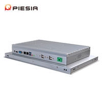 Pantalla táctil montada en la pared integrada de 15,6 pulgadas, computadora todo en uno I3 i5 I7 IP65, resistente al agua, 2LAN, 6Com, PC de Panel Industrial sin ventilador