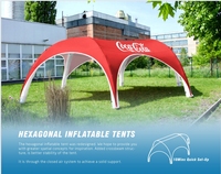 Fabricants de tentes gonflables personnalisées en Chine tente pliante gonflable scellée à l'air Impression par transfert de chaleur tente gonflable étanche à l'air