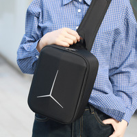 BKANO Tas Ransel Penyimpanan Cangkang Keras Portabel Luar Ruangan Warna Solid Tahan Debu Bahan EVA untuk Neo 2