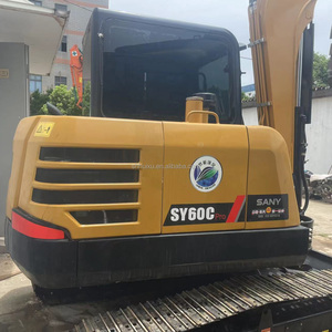 SANY SY60C 6 tonnes excavatrice chine Original bonne Performance faibles heures de travail (boîte de vitesses Isuzu pompe roulement) pour la construction vente - Product Image 1