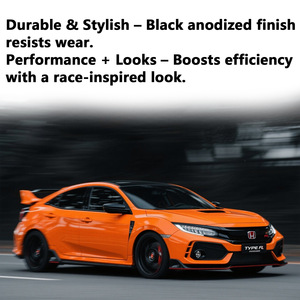Cubierta de Radiador de Aluminio para Honda Civic Type R FL5, Diseño Acanalado para Refrigeración Mejorada, 2023+ - Product Image 5