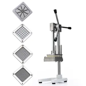 Commerciële Restaurant Handleiding Chips Snijder Apparatuur/Handpers Verticale Frieten Snijden Maken Machine