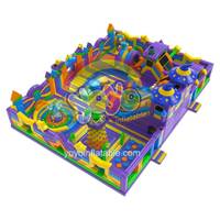 Venta caliente Casa de rebote Adultos Niños Pvc Parque acuático inflable Diversión inflable Parque de atracciones Salto